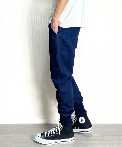 BEATJIVE(ビートジャイブ)の「ジョガーパンツ カットデニム スウェット デニム ストレッチ メンズ(デニムパンツ・メンズ・ネイビー/インディゴブルー/ブルー/ブラック系その他2/ブラック系その他・3/2)」の15枚目の写真