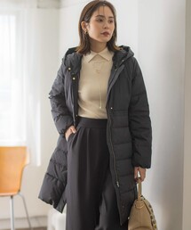 ライトタフタロングダウンコート