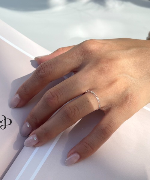 silver925 × ciite' (シルバーキューニーゴシーテ)の「【silver925】soft chain ring / ソフトチェーンリング(リング・レディース・シルバー/ゴールド・FREE)」の15枚目の写真