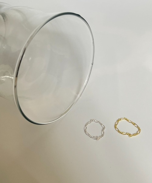 silver925 × ciite' (シルバーキューニーゴシーテ)の「【silver925】soft chain ring / ソフトチェーンリング(リング・レディース・シルバー/ゴールド・FREE)」の22枚目の写真