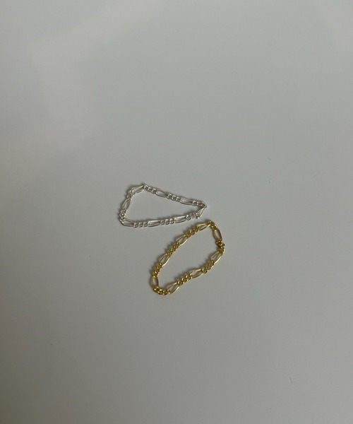 silver925 × ciite' (シルバーキューニーゴシーテ)の「【silver925】soft chain ring / ソフトチェーンリング(リング・レディース・シルバー/ゴールド・FREE)」の8枚目の写真