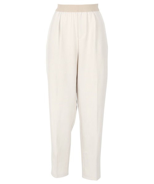 KOBE LETTUCE（コウベレタス）の「ウエストゴムスラックス（スラックス・レディース・ブラック/グレー/ベージュ/アイボリー系・M/L/PM/PL）」の15枚目の写真