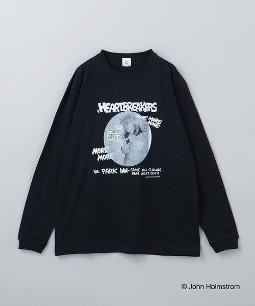 6(ロク)の「【WEB限定】<6(ROKU>JOHN HOLMSTROM HEART BRAKES BLACK Tシャツ(Tシャツ/カットソー・レディース・ブラック・M/L)」の4枚目の写真