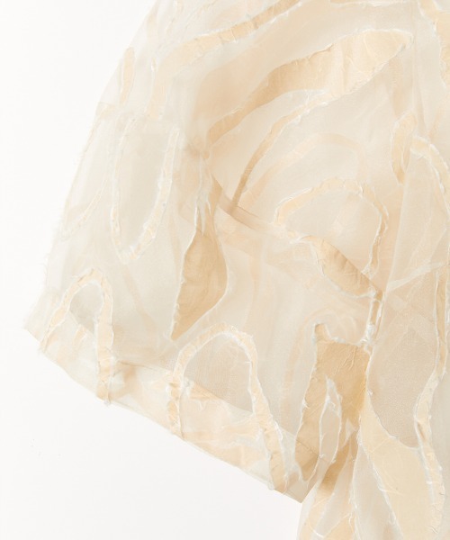 leinwande(ラインヴァンド)の「【leinwande】Washi Organdy Blouse(キャミソール・レディース・ホワイト・ONE SIZE)」の3枚目の写真