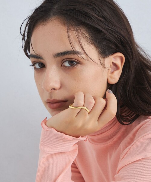 green label relaxing(グリーンレーベルリラクシング)の「<MC STUDIO> 2WAY リング(リング・レディース・ゴールド・US7)」の3枚目の写真