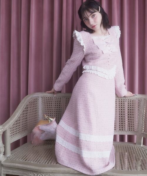 セール】twinkle tweed ワンピース（ワンピース）｜Lolime by mellfy