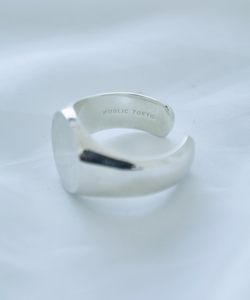 STUDIOUS(ステュディオス)の「【PUBLIC TOKYO/パブリックトウキョウ】シルバー印台リング(リング・メンズ・シルバー・FREE)」の4枚目の写真