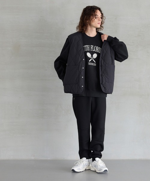 セール】バルキー裏起毛カレッジプリントスウェット（スウェット