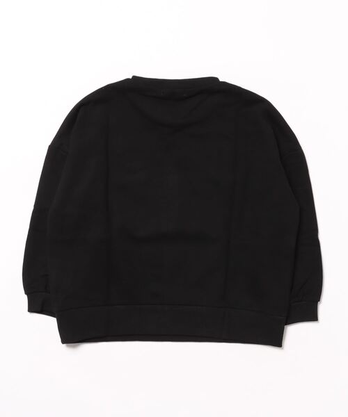 unica（ユニカ）の「cat デザイントレーナー（スウェット・キッズ・ブラック/オフホワイト・M/L/XL/S）」の3枚目の写真