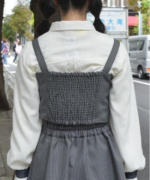 axes femme（アクシーズファム）の「ベルトデザインジップビスチェ