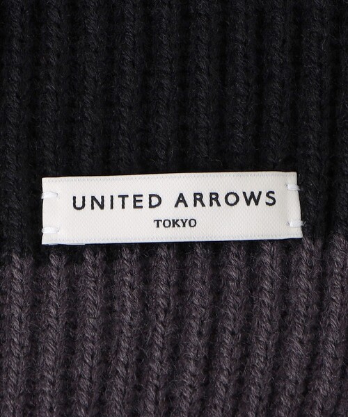 UNITED ARROWS（ユナイテッドアローズ）の「ボーダー ニット マフラー（マフラー・メンズ・ブラウン/ダークグレー/ネイビー・FREE）」の13枚目の写真