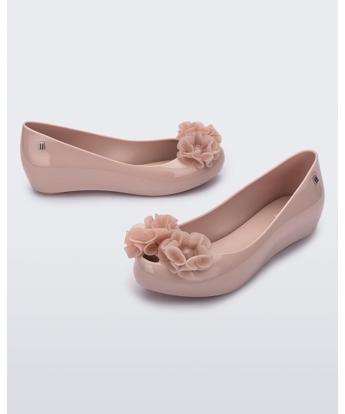 melissa(メリッサ)の「MELISSA ULTRAGIRL SPRINGTIME AD(バレエシューズ・レディース・ベージュ/ピンク/ブラック×ベージュ/ブラック・39/38/35-36/37)」の6枚目の写真