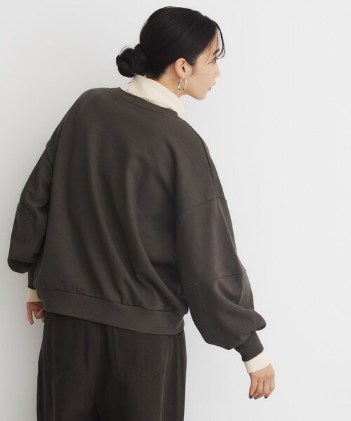 THE SHOP TK （ザ ショップ ティーケー ）の「◆ロゴスウェット（スウェット・レディース・アイボリー/スミクロ・12/13）」の3枚目の写真