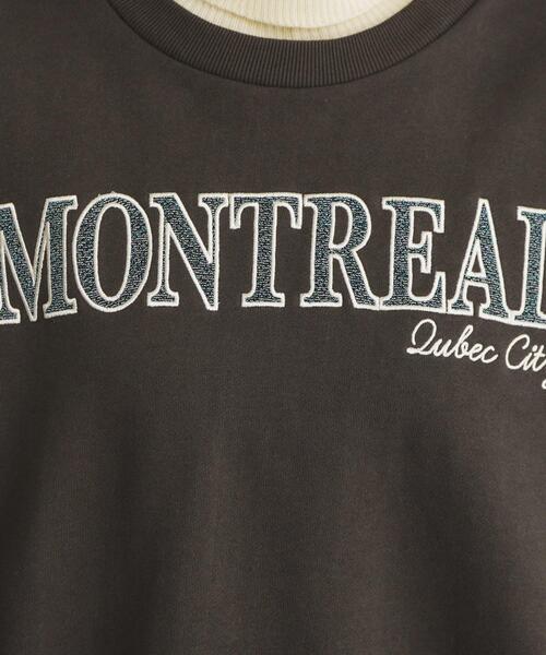 THE SHOP TK （ザ ショップ ティーケー ）の「◆ロゴスウェット（スウェット・レディース・アイボリー/スミクロ・12/13）」の6枚目の写真