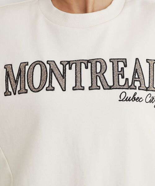 THE SHOP TK （ザ ショップ ティーケー ）の「◆ロゴスウェット（スウェット・レディース・アイボリー/スミクロ・12/13）」の10枚目の写真