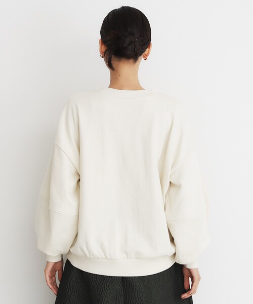 THE SHOP TK （ザ ショップ ティーケー ）の「◆ロゴスウェット（スウェット・レディース・アイボリー/スミクロ・12/13）」の13枚目の写真