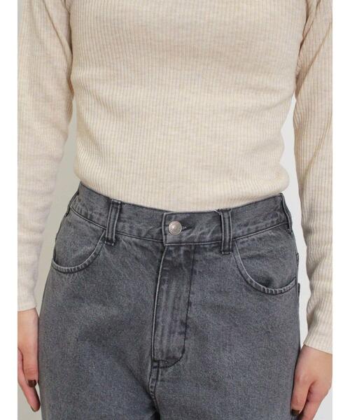 Samansa Mos2（サマンサ モスモス）の「ダメージ加工ルーズデニム（その他パンツ・レディース・ブラック/サックスブルー・M/L）」の16枚目の写真