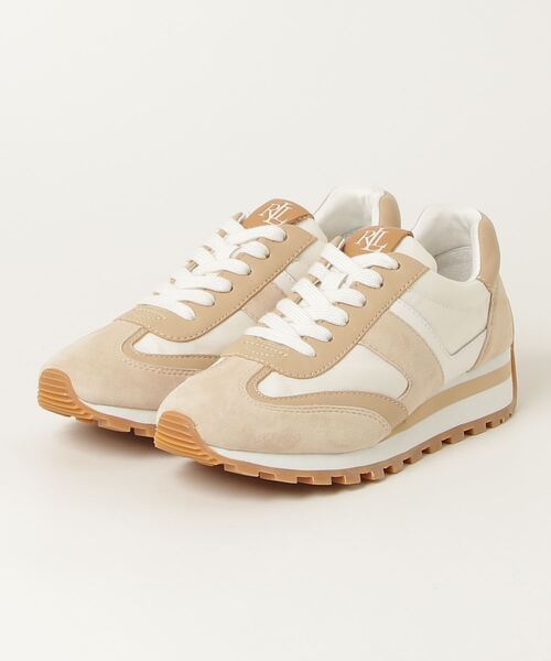 LAUREN RALPH LAUREN（ローレン ラルフ ローレン）の「ローレン ラルフ ローレン DANI スニーカー（スニーカー・レディース・オリーブ/ブルー/ピンク/ネイビー×ホワイト/ベージュ・60/65/75/70/55）」の7枚目の写真