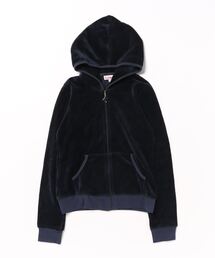 おまとめ商品⭐️ベロア素材パーカー、紺色、ブラック Heather（ヘザー）の「HOLiCベロアZIPパーカー 164328（パーカー