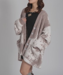 OVER SIZE SHAGGY KNIT CARDIGAN/オーバーシャギーニットカーディガン