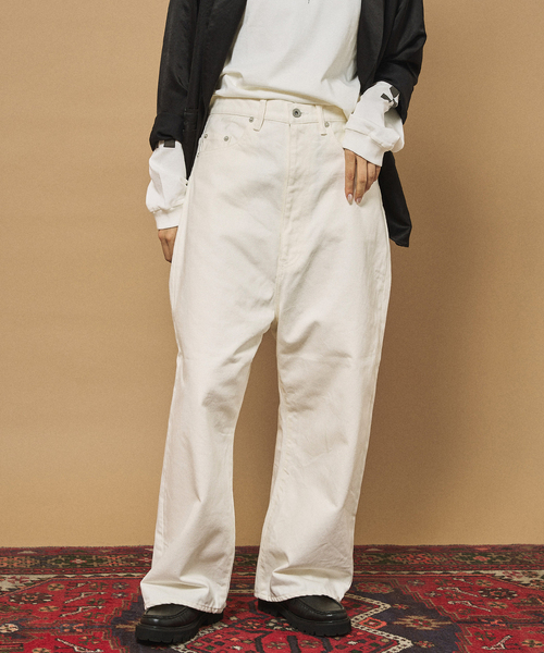 パンツ FRAMeWORK THENIMEXOUT OF FRAMe denim FRAME The Vertical Jeans in Knock Out | FWRD