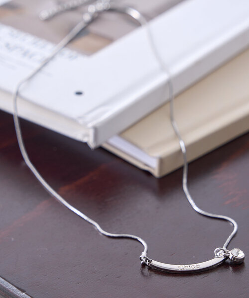 Chico（チコ）の「プレートデザインネックレス（ネックレス・レディース・ゴールド/シルバー・FREE）」の3枚目の写真