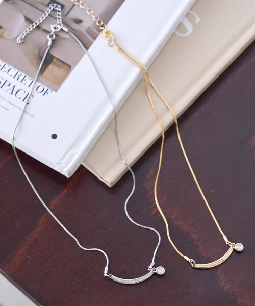 Chico（チコ）の「プレートデザインネックレス（ネックレス・レディース・ゴールド/シルバー・FREE）」の6枚目の写真