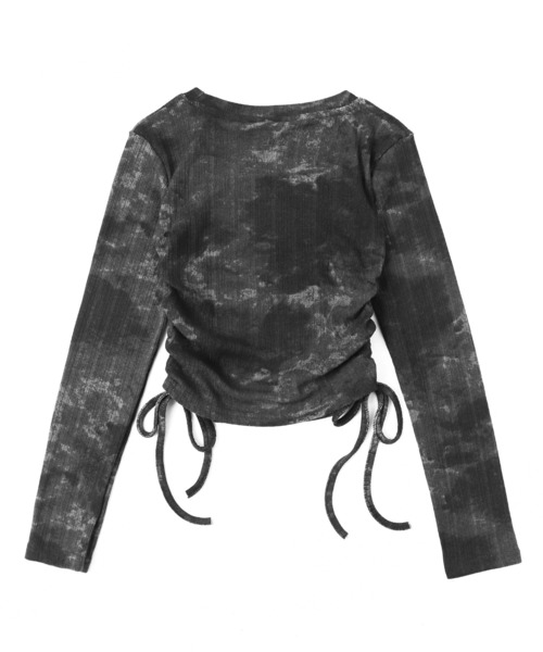 dispark（ディスパーク）の「DISPARK/サイドギャザーバタフライトップス（Tシャツ/カットソー・レディース・ブラウン/スミクロ・FREE）」の14枚目の写真