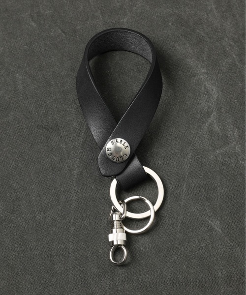 KEY RING/BAG CHARM - 栃木レザー（キーホルダー/キーリング）（キー
