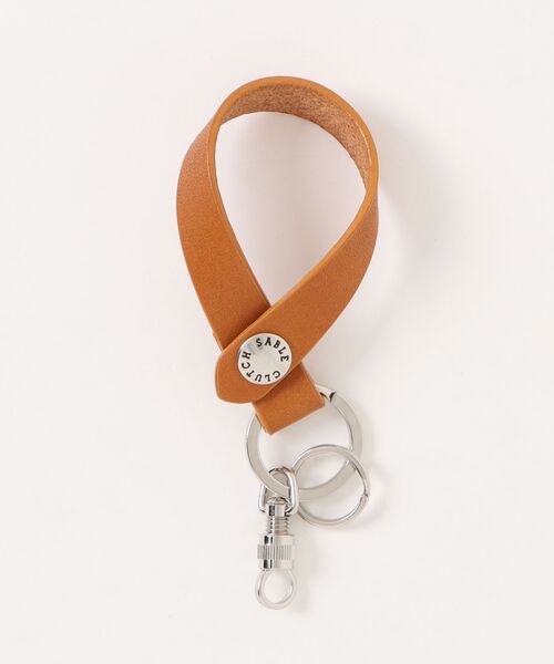 KEY RING/BAG CHARM - 栃木レザー（キーホルダー/キーリング）（キー