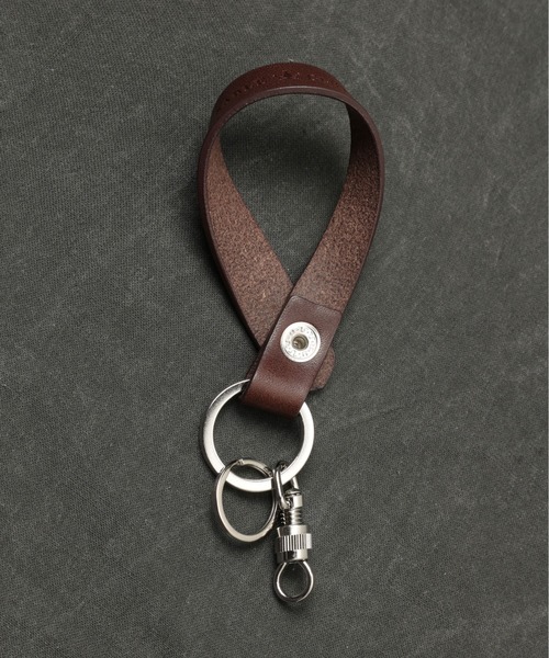 KEY RING/BAG CHARM - 栃木レザー（キーホルダー/キーリング）（キー