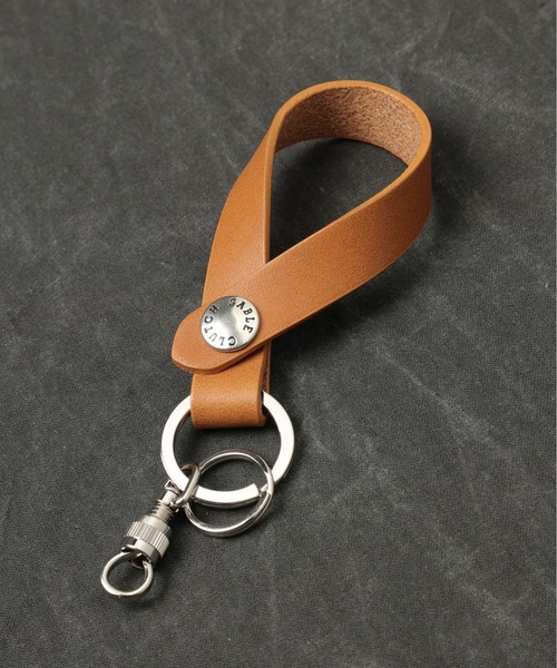 KEY RING/BAG CHARM - 栃木レザー（キーホルダー/キーリング）（キー