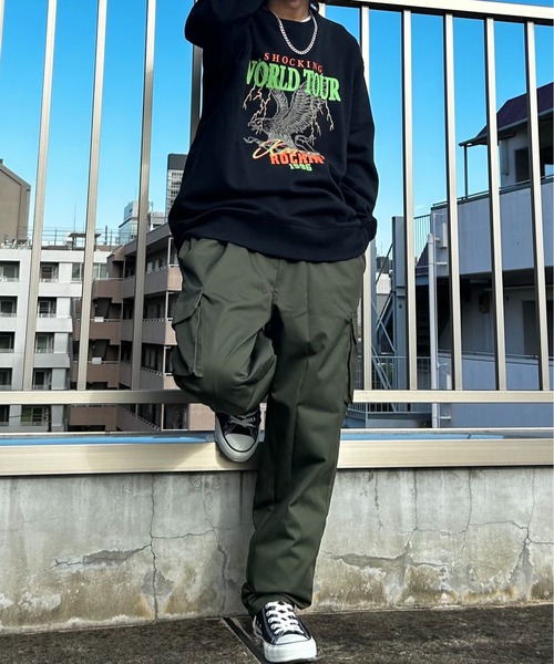 MODISH GAZE(モディシュガゼ)の「【MODISH GAZE】WORLD TOUR バンド風裏毛スウェット(スウェット・メンズ・ブラック/ホワイト/グレー系その他・LARGE)」の19枚目の写真