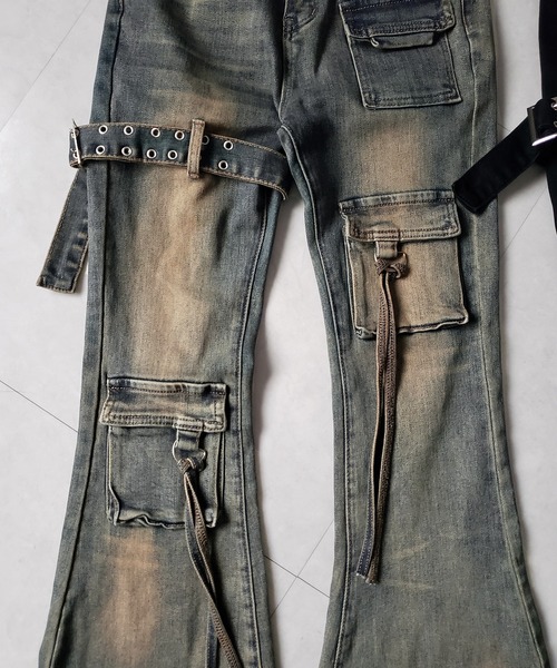 2color ／ 4size 】ベルテッドアウトポケットヴィンテージ