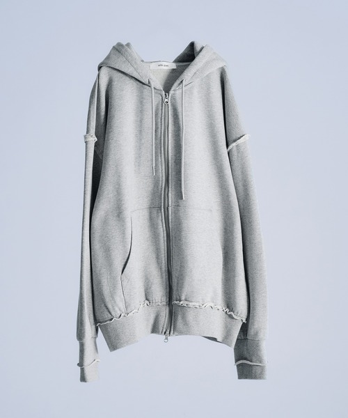 selle glant(セレグランテ)の「HEAVYWEIGHT DOUBLE ZIP HOODIE/ヘビーウェイトダブルジップパーカー(パーカー・メンズ・ブラック系/グレー・SMALL/LARGE/MEDIUM)」の11枚目の写真
