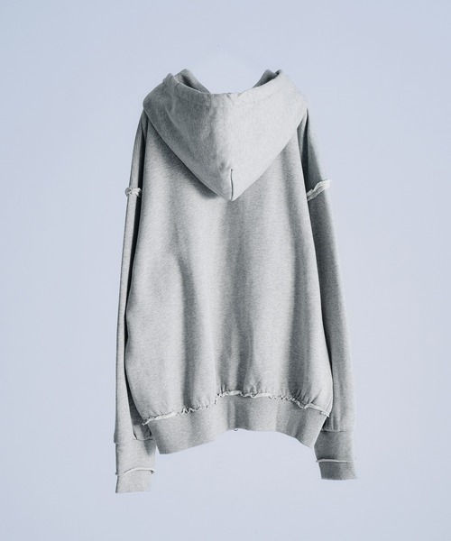 selle glant(セレグランテ)の「HEAVYWEIGHT DOUBLE ZIP HOODIE/ヘビーウェイトダブルジップパーカー(パーカー・メンズ・ブラック系/グレー・SMALL/LARGE/MEDIUM)」の12枚目の写真