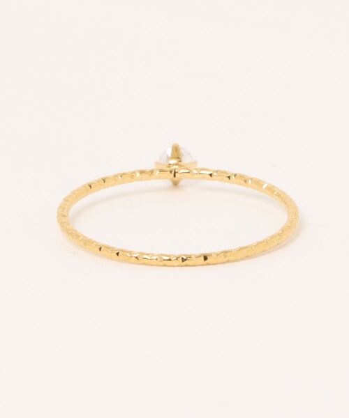 Coo+i（クーイ）の「一粒ジルコニアデザインリング（リング・レディース・シルバー/ゴールド・15号/18号/12号）」の3枚目の写真