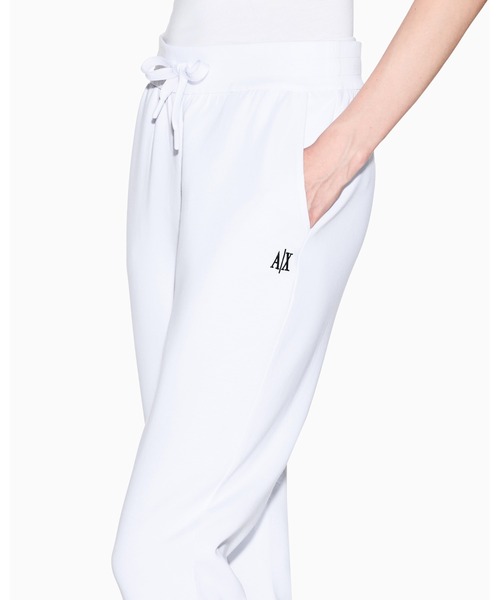 ARMANI EXCHANGE（アルマーニエクスチェンジ）の「【A|X アルマーニ エクスチェンジ】ICON スウェットジョガーパンツ（スウェットパンツ・レディース・ブラック/ホワイト・X-SMALL/SMALL/MEDIUM/LARGE/X-LARGE）」の18枚目の写真