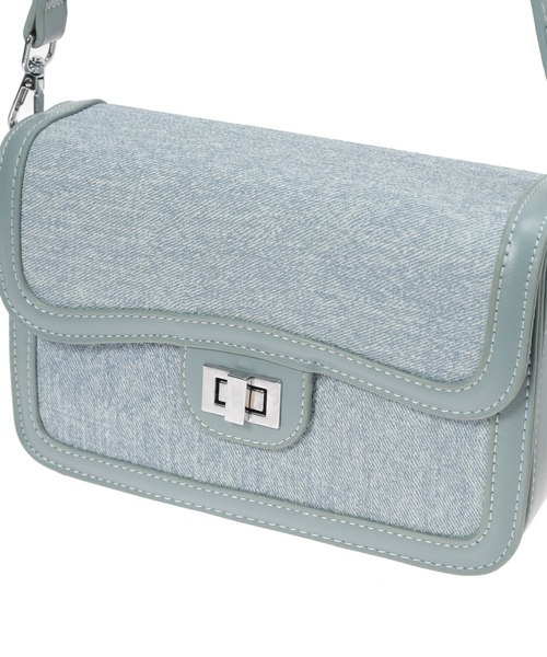 fifth（フィフス）の「ツイードフラップショルダーバッグ（ショルダーバッグ・レディース・ブルー/アイボリー/ピンク・FREE）」の15枚目の写真