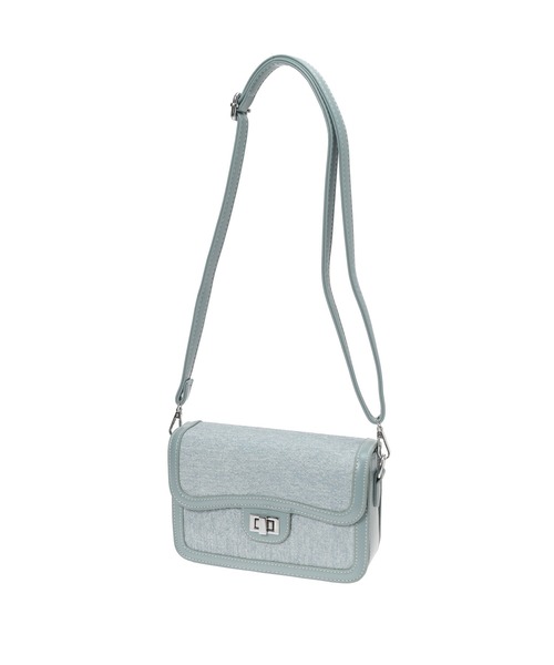 fifth（フィフス）の「ツイードフラップショルダーバッグ（ショルダーバッグ・レディース・ブルー/アイボリー/ピンク・FREE）」の8枚目の写真