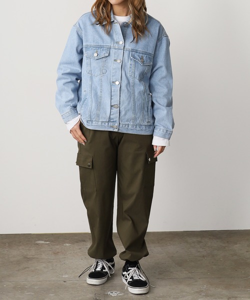 セール】【3タイプ】 オーバーサイズデニムジャケット（デニム