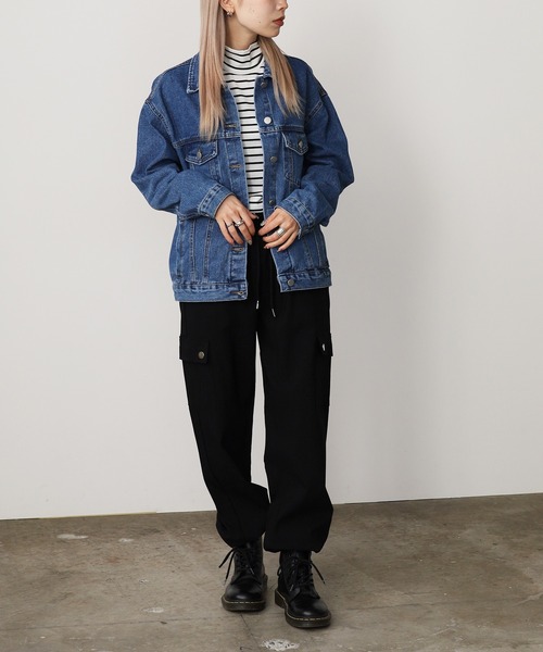 op様 リョウタカシマ　デニムジャケット 3タイプ】 オーバーサイズデニムジャケット（デニムジャケット