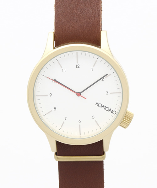 KOMONO.（コモノ）の「KOMONO(コモノ) wrist watch（腕時計）（アナログ腕時計・メンズ・ブラック/ボルドー/ブラウン・FREE）」の3枚目の写真