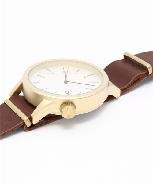 KOMONO.（コモノ）の「KOMONO(コモノ) wrist watch（腕時計）（アナログ腕時計・メンズ・ブラック/ボルドー/ブラウン・FREE）」の4枚目の写真