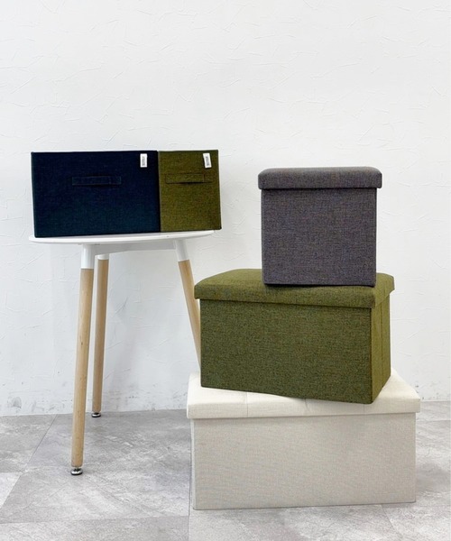 ストレージスツール⭐︎椅子　収納 LAKOLE（ラコレ） 収納 「収納力抜群・椅子にもなる」ストレージ