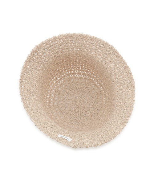 Mila Owen（ミラオーウェン）の「スカシサーモハット（ハット・レディース・ブラック/ベージュ・FREE）」の7枚目の写真