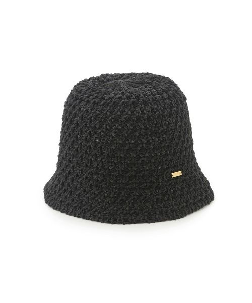 Mila Owen（ミラオーウェン）の「スカシサーモハット（ハット・レディース・ブラック/ベージュ・FREE）」の9枚目の写真