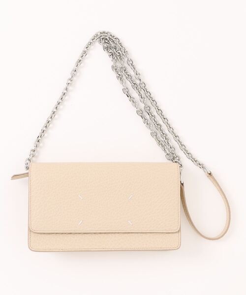 Maison Margiela（メゾンマルジェラ）の「Maison Margiela WALLET ON CHAIN MEDIUM（ウォレットチェーン・レディース・ベージュ・FREE）」の6枚目の写真