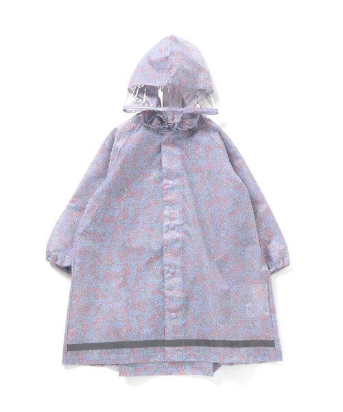 apres les cours（アプレレクール）の「【柄おそろい】レインコート（りぼん・花・さくらんぼ・恐竜）（レインコート/ポンチョ・キッズ・ラベンダー/アイボリー/サックスブルー/ピンク・130/120/110/100）」の18枚目の写真