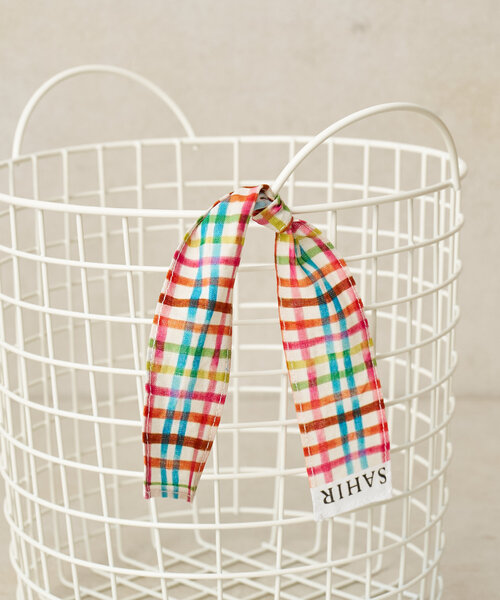 BIRTHDAY BAR（バースデイバー）の「【SAHIR サヒール】Wire basket Lサイズ（インテリア雑貨・レディース・ホワイト/グリーン系その他2・LARGE）」の5枚目の写真